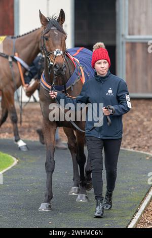 Deuxième course à Wincanton le 2 mars 2022 couru sur des clôtures Banque D'Images