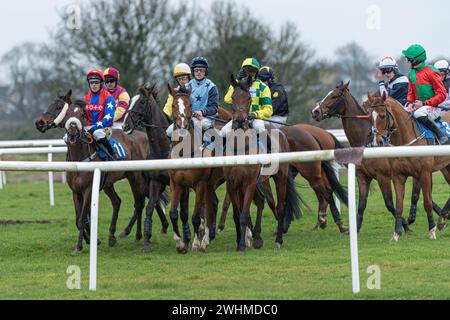 Quatrième course à Wincanton, le 2 mars 2022 Banque D'Images