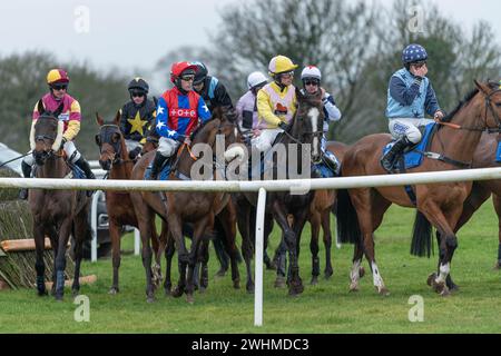 Quatrième course à Wincanton, le 2 mars 2022 Banque D'Images
