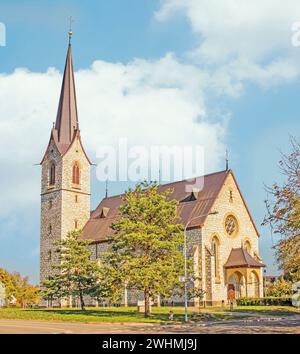 Église catholique de la Sainte Trinité BÃ¼lach, canton de Zurich, Suisse Banque D'Images