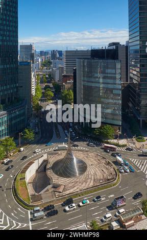 La zone autour de la gare de Nagoya s'appelle Meieki. Nagoya. Japon Banque D'Images