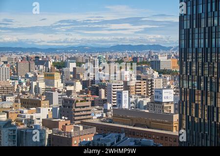 La zone autour de la gare de Nagoya s'appelle Meieki. Nagoya. Japon Banque D'Images