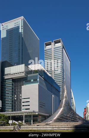 La zone autour de la gare de Nagoya s'appelle Meieki. Nagoya. Japon Banque D'Images