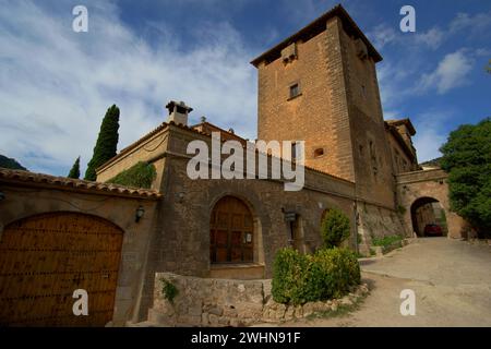 Valldemossa.Palacio del Rei Sancho.Sierra de Tramuntana.Mallorca.Illes Balear.EspaÃ±a. Banque D'Images