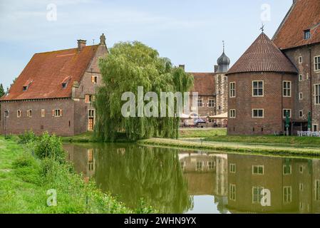 Le château de raesfeld en westphalie Banque D'Images