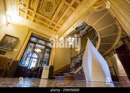 Edificio de estilo modernista de Can Prunera Banque D'Images