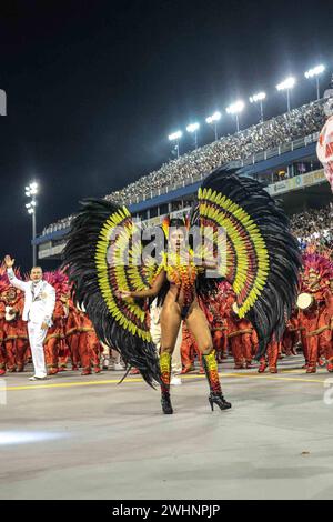 Carnaval SP Turis 2024 - Tom Maior SAO PAULO SP, 02/11/2023 - Carnaval SP Turis /Parade des écoles du groupe spécial - Tom Maior, dans un défilé ce samedi soir, à l'Anhembi Sambodromo, Sao Paulo 11. IMAGO / Jefferson Aguiar Sao Paulo Brasil Copyright : xJeffersonxAguiarx Banque D'Images