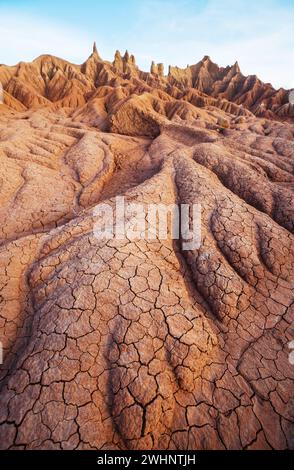 Formations rocheuses bizarres dans le désert de Tatacoa, Colombie Banque D'Images