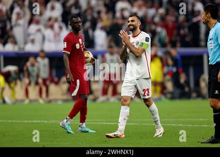 10 FÉVRIER 2024 - Football/Football : finale de la Coupe d'Asie de l'AFC Qatar 2023 entre Jordan 1-3 Qatar au stade Lusail à Lusail, Qatar. Crédit : AFLO/Alamy Live News Banque D'Images