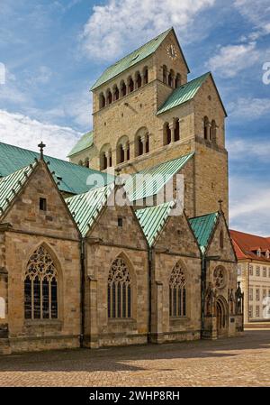 Prog Cathédrale Marie, site du patrimoine mondial de l'UNESCO, Hildesheim, basse-Saxe, Allemagne, Europe Banque D'Images