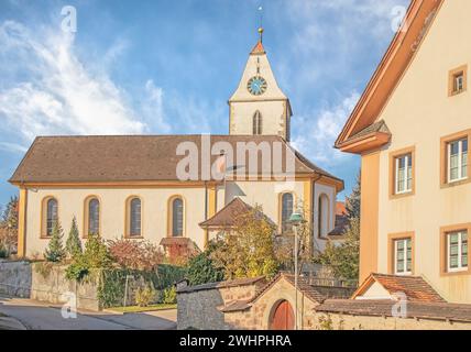 Église de. Vitus et ancien presbytère FÃ¼tzen, district de Blumberg, Schwarzwald-Baar-Kreis Banque D'Images