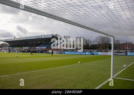 Eastleigh, Royaume-Uni. 11 février 2024. La scène se déroule avant le match de la FA Cup Adobe Womens entre Southampton et Manchester United au Silverlake Stadium, à Eastleigh. (Tom Phillips/SPP) crédit : photo de presse sportive SPP. /Alamy Live News Banque D'Images