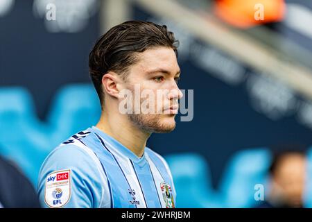 11 février 2024 ; Coventry Building Society Arena, Coventry, Angleterre ; EFL Championship, Coventry City versus Millwall ; Callum O'Hare de Coventry Banque D'Images