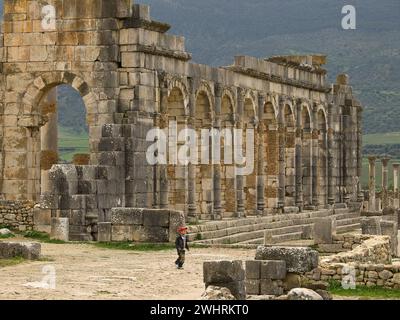 Ciudad Romana de Volubilis(II d.c.) Banque D'Images