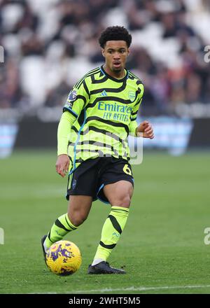 Londres, Royaume-Uni. 11 février 2024. Ethan Nwaneri d'Arsenal lors du match de premier League au stade de Londres. Le crédit photo devrait se lire comme suit : David Klein/Sportimage crédit : Sportimage Ltd/Alamy Live News Banque D'Images