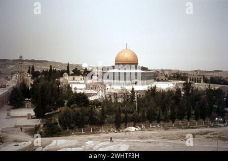 Mosquée Al-Aqsa de Jérusalem années 1970 - Jérusalem al-Aqsa-Moschee 1970er Banque D'Images