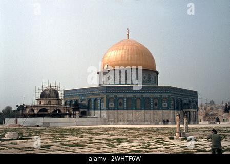 Mosquée Al-Aqsa de Jérusalem années 1970 - Jérusalem al-Aqsa-Moschee 1970er Banque D'Images