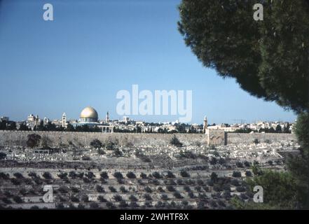 Mosquée Al-Aqsa de Jérusalem années 1970 - Jérusalem al-Aqsa-Moschee 1970er Banque D'Images