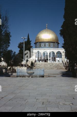 Mosquée Al-Aqsa de Jérusalem années 1970 - Jérusalem al-Aqsa-Moschee 1970er Banque D'Images