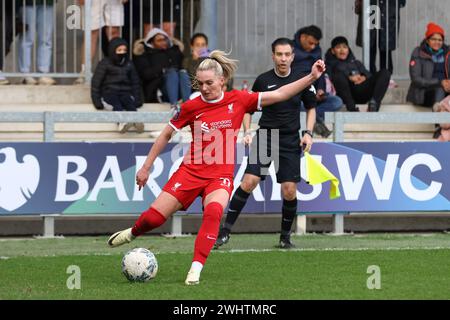 Princess Park Stadium, Dartford, Royaume-Uni. 11 février 2024. Melissa Lawley (Liverpool 11) lors du match de cinquième tour de la Women's FA Cup entre les lionnes de Londres et Liverpool au Princess Park Stadium, Dartford, Royaume-Uni, le 11 février 2024 (Bettina Weissensteiner/SPP) crédit : SPP Sport Press photo. /Alamy Live News Banque D'Images