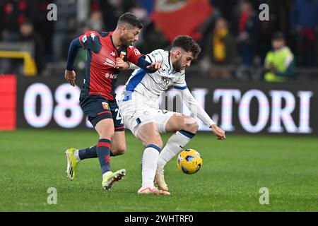 Genova, Italie. 11 février 2024. Foto Tano Pecoraro/LaPresse 11 febbraio 2024 Genova, Italia - sport, calcio - Gênes vs Atalanta - Campionato di calcio Serie A TIM 2023/2024 - Stadio Luigi Ferraris. Nella foto : Sabelli stefano 11 février 2024 Gênes, Italie - sport, football - Gênes vs Atalanta - Championnat italien de football Serie A 2023/2024 - stade Luigi Ferraris. Sur la photo : Sabelli stefano crédit : LaPresse/Alamy Live News Banque D'Images