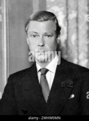 Duc de Windsor. Portrait du roi Édouard VIII, duc de Windsor (1894-1972), v. 1934 Banque D'Images