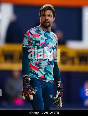 Le gardien de Luton Town Tim Krul lors du match de premier League à Kenilworth Road, Luton. Date de la photo : samedi 10 février 2024. Banque D'Images