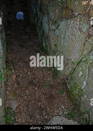 La tombe des géants de Pascaredda à Calangianus, Sardaigne, Italie Banque D'Images