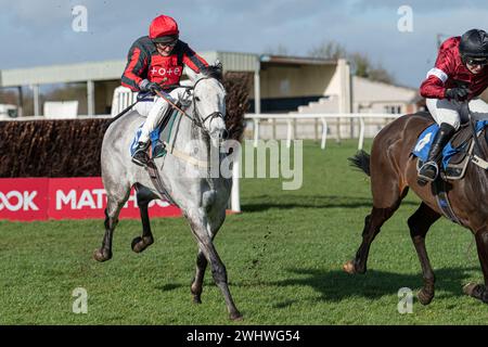 Deuxième course à Wincanton, samedi 19 février 2022, Steeple Chase Banque D'Images