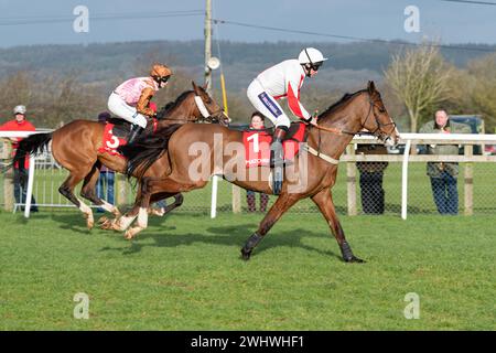 Courses de Wincanton - Kingwell Hurdle, 19 février 2022 Banque D'Images