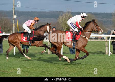 Courses de Wincanton - Kingwell Hurdle, 19 février 2022 Banque D'Images