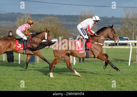 Courses de Wincanton - Kingwell Hurdle, 19 février 2022 Banque D'Images