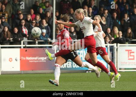 Millie Turner défenseur homme Utd femmes Southampton FC Women v Manchester United Women Adobe Women's FA Cup au Silverlake Stadium Banque D'Images