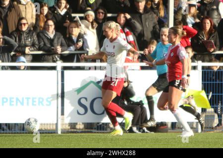 Millie Turner défenseur homme Utd femmes Southampton FC Women v Manchester United Women Adobe Women's FA Cup au Silverlake Stadium Banque D'Images