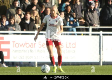 Millie Turner Southampton FC Women - Manchester United Women's FA Cup Adobe Women au Silverlake Stadium Banque D'Images