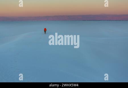 White Sands National Park au Nouveau-Mexique est une réserve naturelle de type parc national à l'extrémité nord du désert de Chihuahua, Mexi Banque D'Images