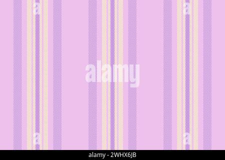 Fond textile de tissu de motif, bande de texture de motif de feuille. Vecteur de lignes verticales posté sans couture dans la couleur claire et violette. Illustration de Vecteur
