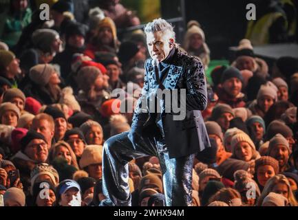 Schladming, Steiermark, Österreich : Robbie Williams im Konzert zur Saisoneröffnung der Wintersaison 2023 / 2024 ouverture de ski Schladming Dachstein Planai, Hauser Kaibling, Reiteralm, Hochwurzen - Weltstar, VIP, promi *** Schladming, Styrie, Autriche Robbie Williams en concert à l'ouverture de la saison d'hiver 2023 2024 ouverture du ski Schladming Dachstein Planai, Hauser Kaibling, Reiteralm, Hochwurzen World star, VIP, Celebrity Copyright : xJoeranxSteinsiekx Banque D'Images