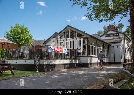 Pub de campagne à Audlem Royaume-Uni Banque D'Images
