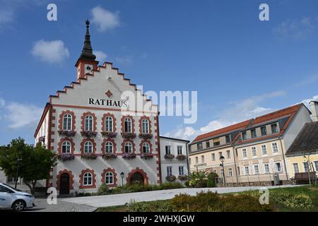 Mairie de Waidhofen an der Thaya, Autriche Banque D'Images