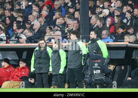 ROTTERDAM, 11-2-2024, Stadium de Kuip, eredivisie néerlandaise, 2023/2024, Feyenoord - Sparta, Abdul crédit : Pro Shots/Alamy Live News Banque D'Images