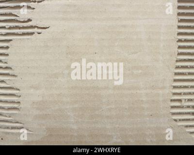 La texture du carton usagé a une surface de pelage. Illustration abstraite Banque D'Images