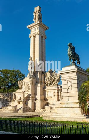 Monument à la Constitution de 1812 ou en espagnol Monumento a la ConstituciÃ³n de 1812 à Cadix Banque D'Images