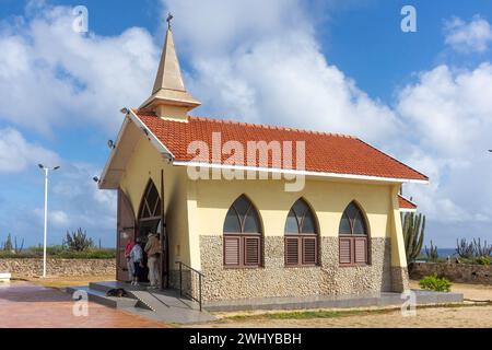 Chapelle historique d'Alto Vista, Noord, Aruba, îles ABC, Antilles sous le vent, Caraïbes Banque D'Images