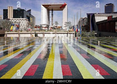 La Défense, Paris, France Banque D'Images