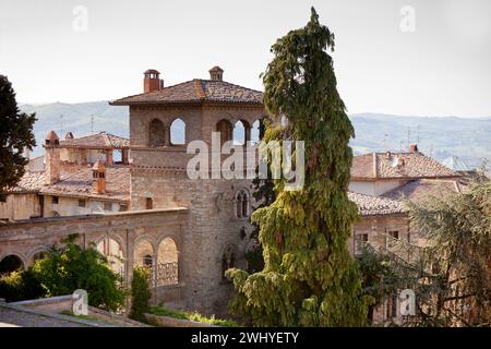 Todi, ville en Ombrie, Italie Banque D'Images