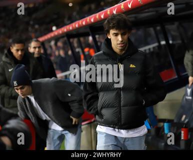 Sabadell, Barcelone, Espagne. 11 février 2024. Barcelone Espagne 11.02.2024 Joao Felix ( FC Barcelone) joue lors de la Liga EA Sports entre le FC Barcelone et Granada CF à l'Estadi Olimpic Lluis Companys le 11 février 2024 à Barcelone. (Crédit image : © Xavi Urgeles/ZUMA Press Wire) USAGE ÉDITORIAL SEULEMENT! Non destiné à UN USAGE commercial ! Banque D'Images