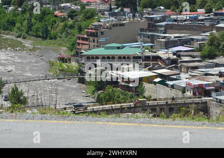 Balakot ville KP Pakistan photographie Banque D'Images