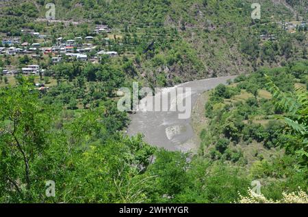 Balakot ville KP Pakistan photographie Banque D'Images