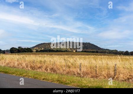 Vue sur le Mont Schank, Australie méridionale Banque D'Images